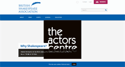 Desktop Screenshot of britishshakespeare.ws