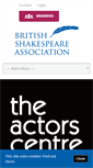Mobile Screenshot of britishshakespeare.ws